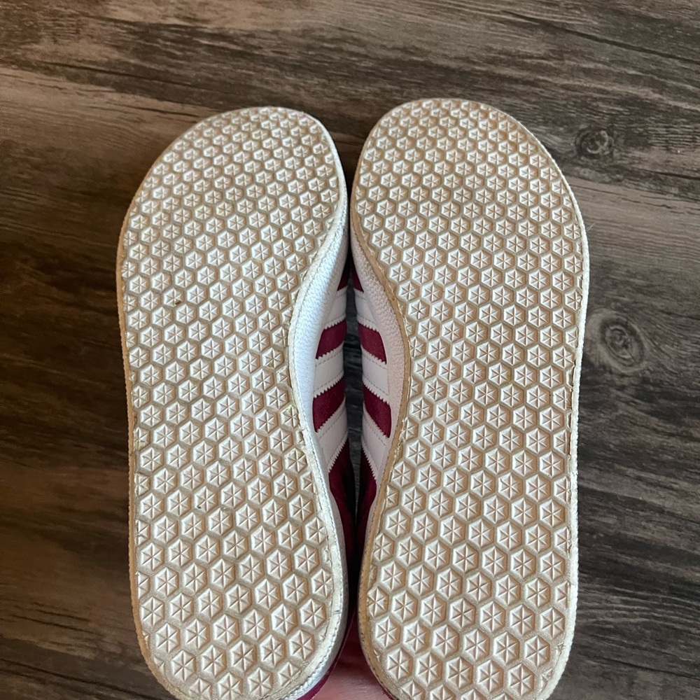 Adidas Gazelle Red Suede Sneakers - Picture 5 of 6